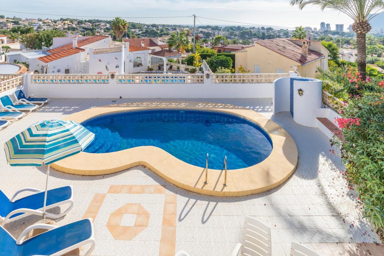 Villa W Pool Seaview In Cometa Calpe Exterior photo